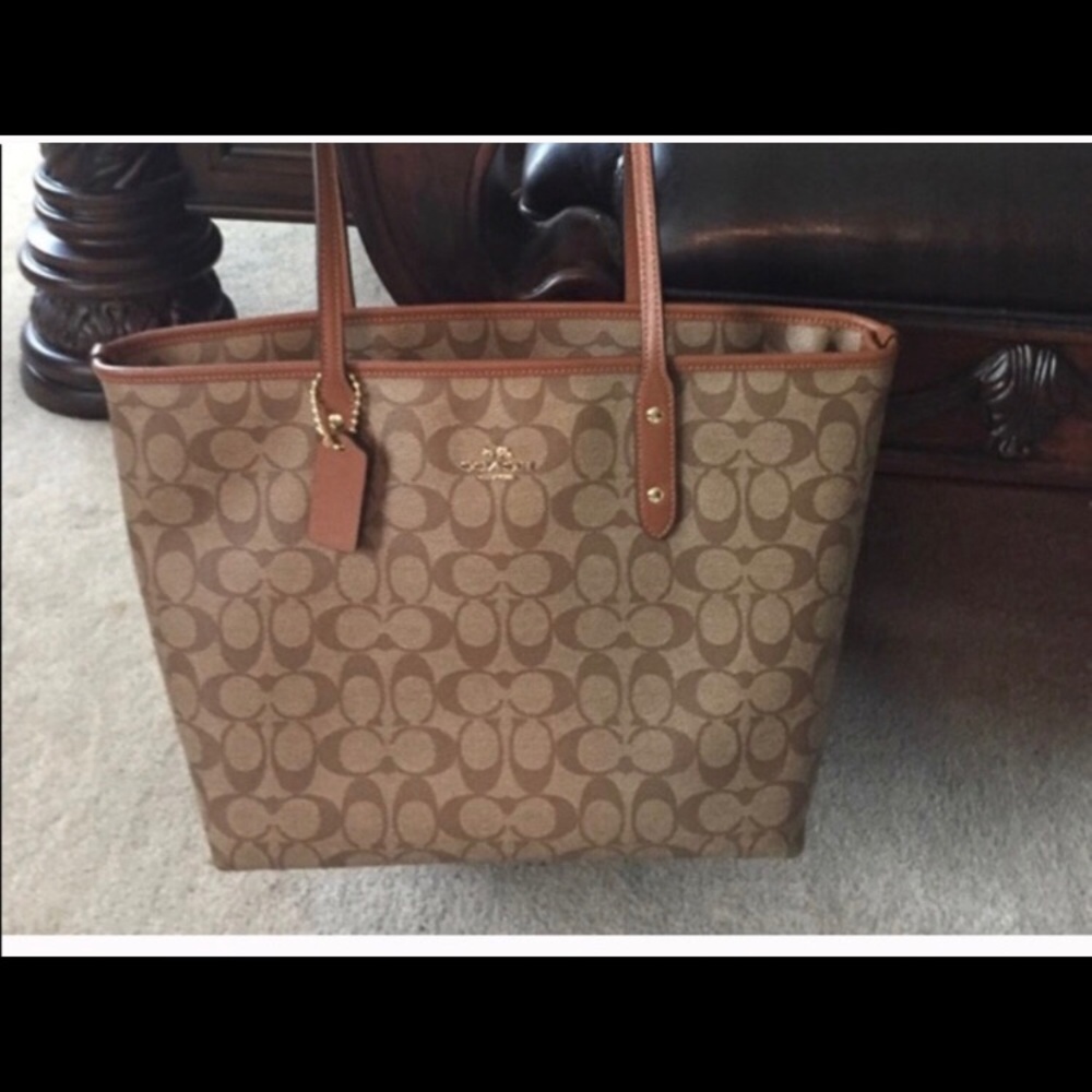 Coach tote...only used couple of times! Like new!